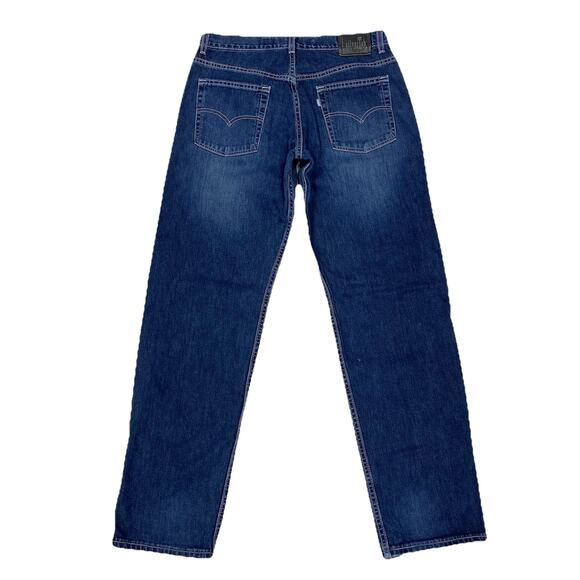 VTG Levi’s Silvertab Loose Fit Jeans Men’s 33x34 USA Made Dark Wash 90s - Picture 1 of 12
